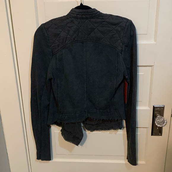 Free People at Evereve Shrunken Moto Cardigan Sz S NWT - Picture 13 of 16